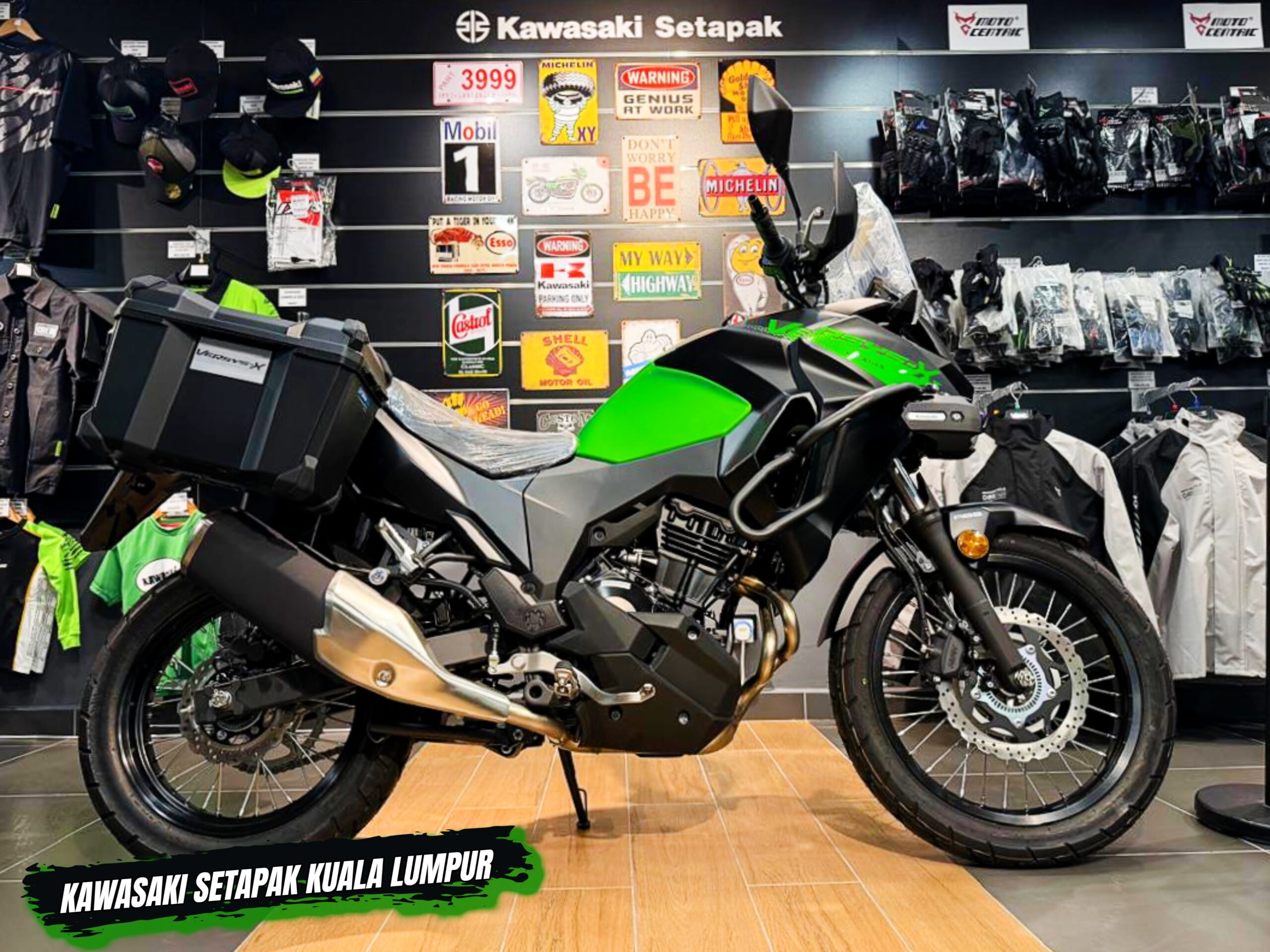 VERSYS-X 250 CANDY LIME GREEN / OCEAN BLUE / ARMY GREEN - EANG